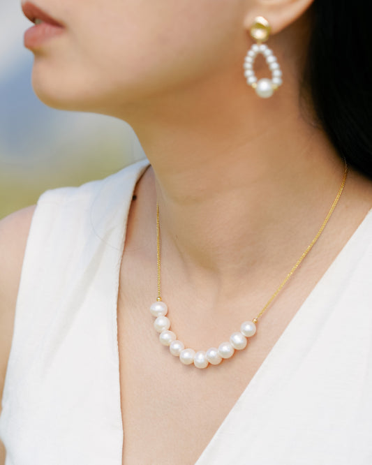 Close to You 18K guldpläterat halsband