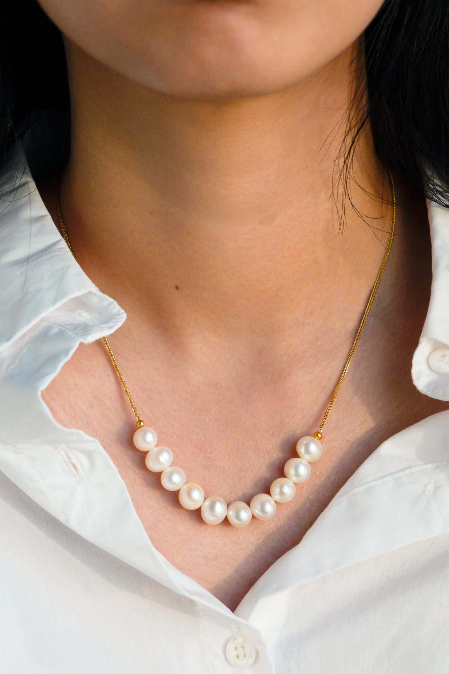 close to you 18K guldpläterat halsband