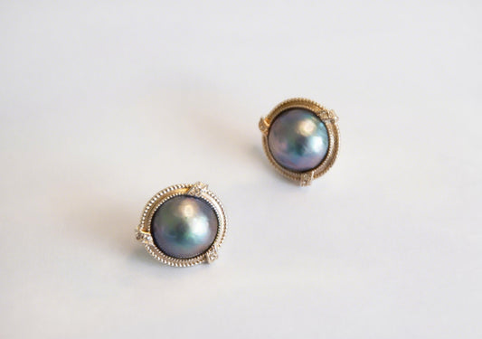 My Star Mabe Sterling Silver Örhängen