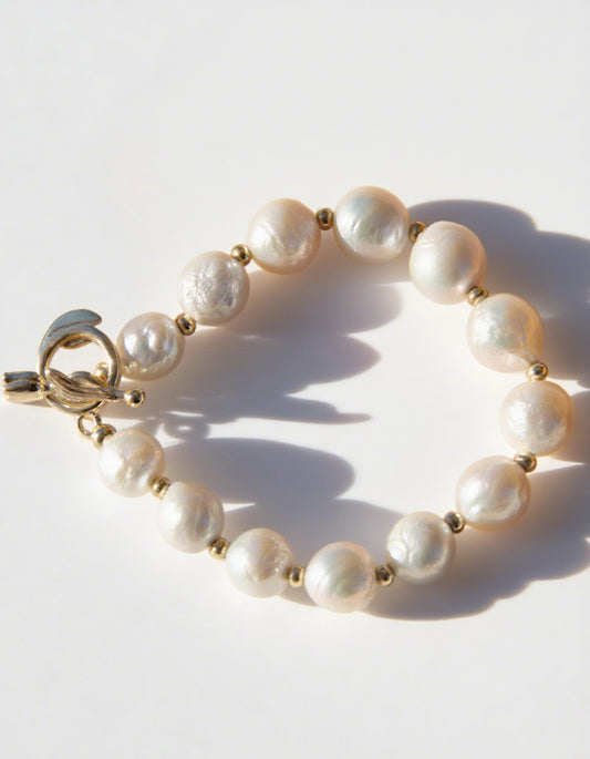 a new chapter 18K guldpläterad armband