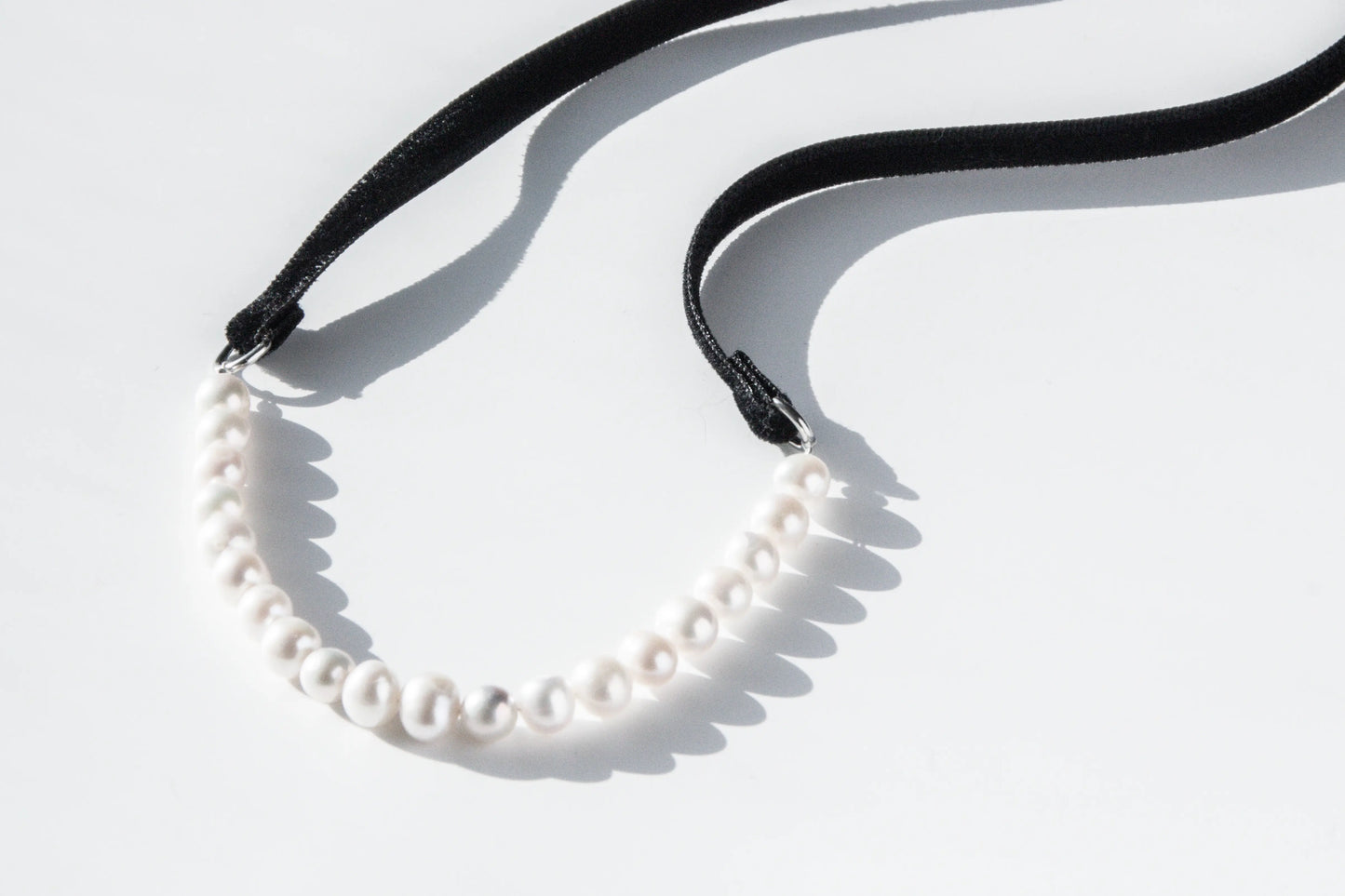 ballet velvet adjustable necklace