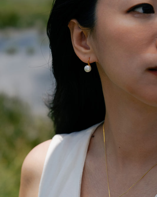 bästa dagen 18K guldpläterade örhängen