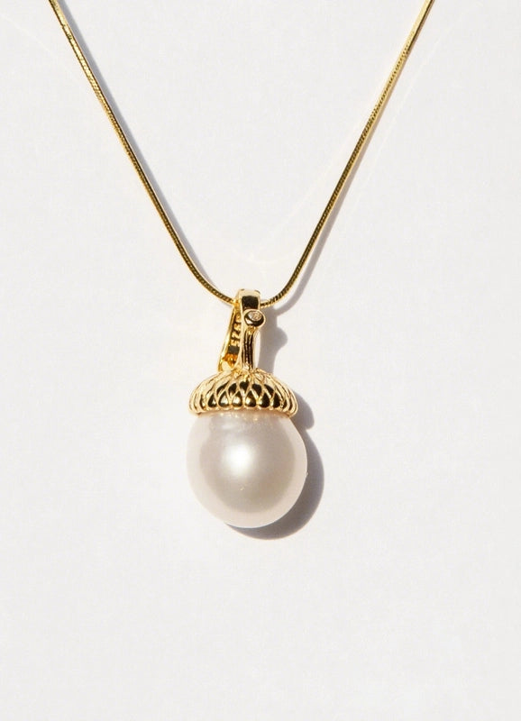 skogen 18K guldpläterat halsband