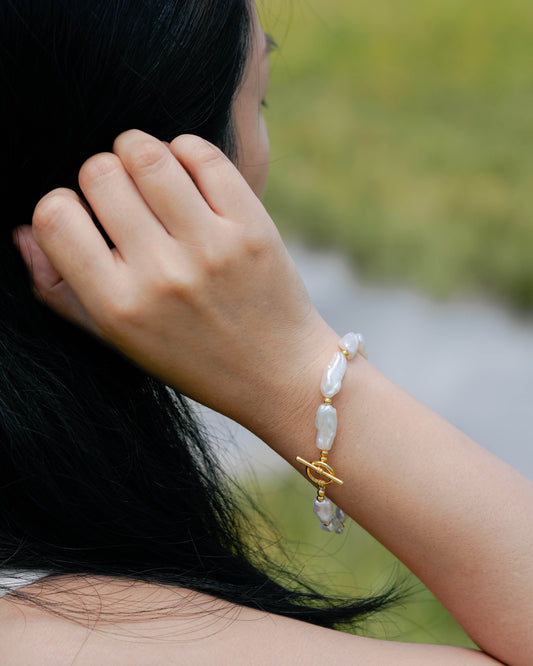 simple affection 18K guldpläterade armband