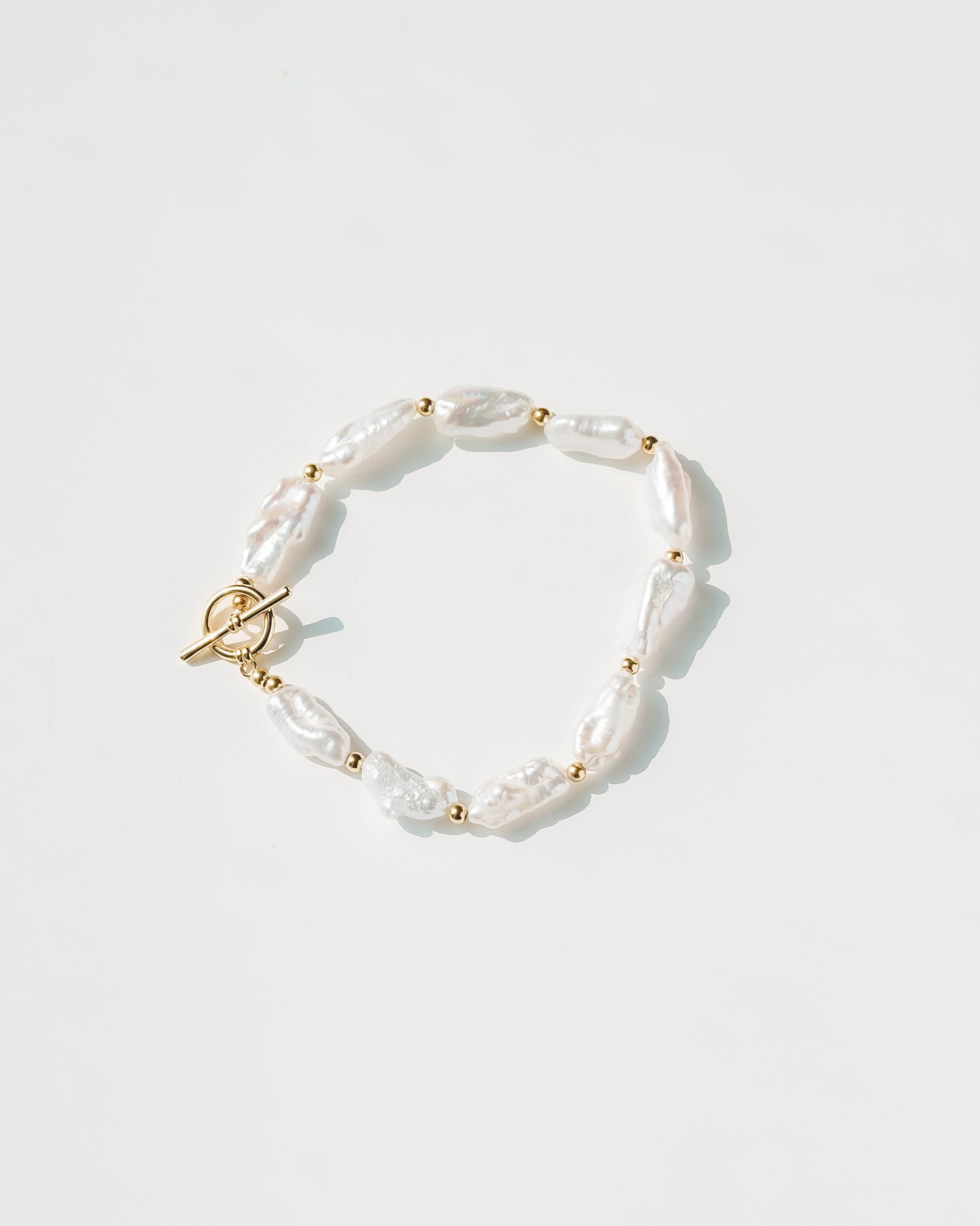 Simple Affection 18K Gold-plated Bracelet