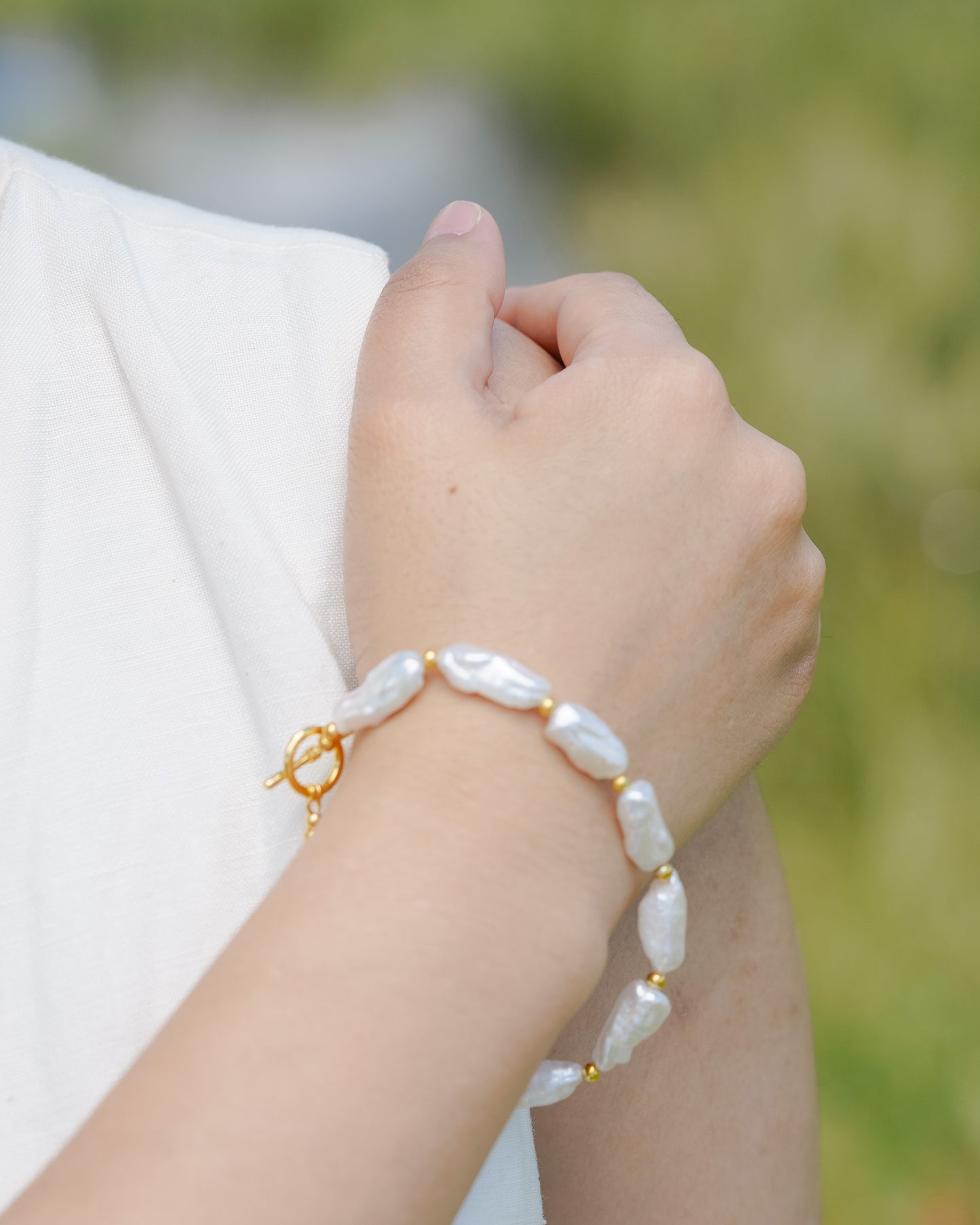 simple affection 18K guldpläterad armband