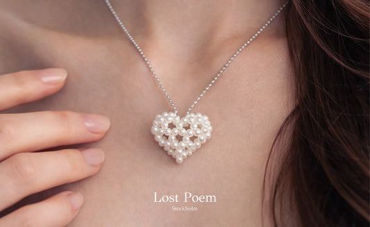 shape ofheart halsband