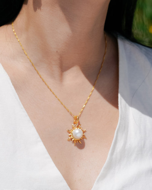 Apollo 18K guldpläterat halsband