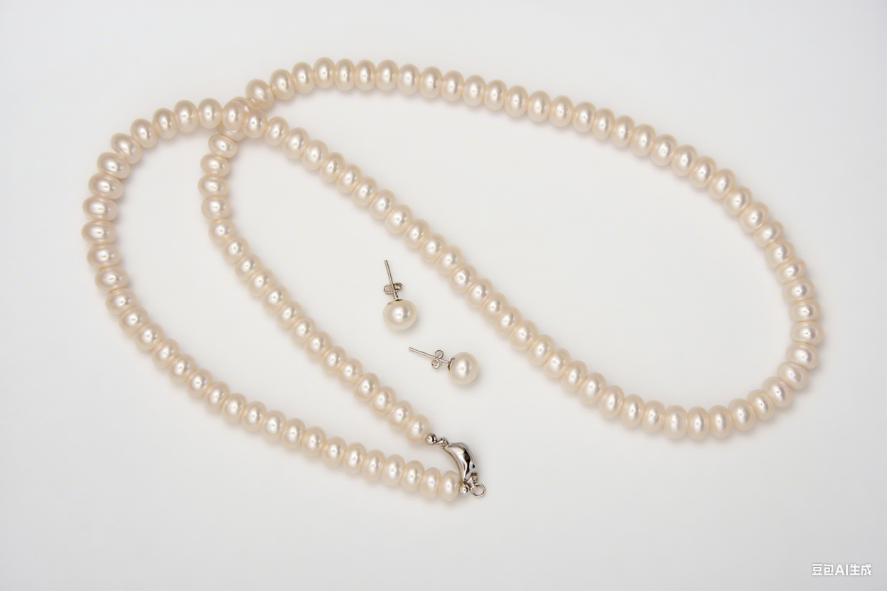 Dive Into Brilliance Silver Örhängen och Halsband Set