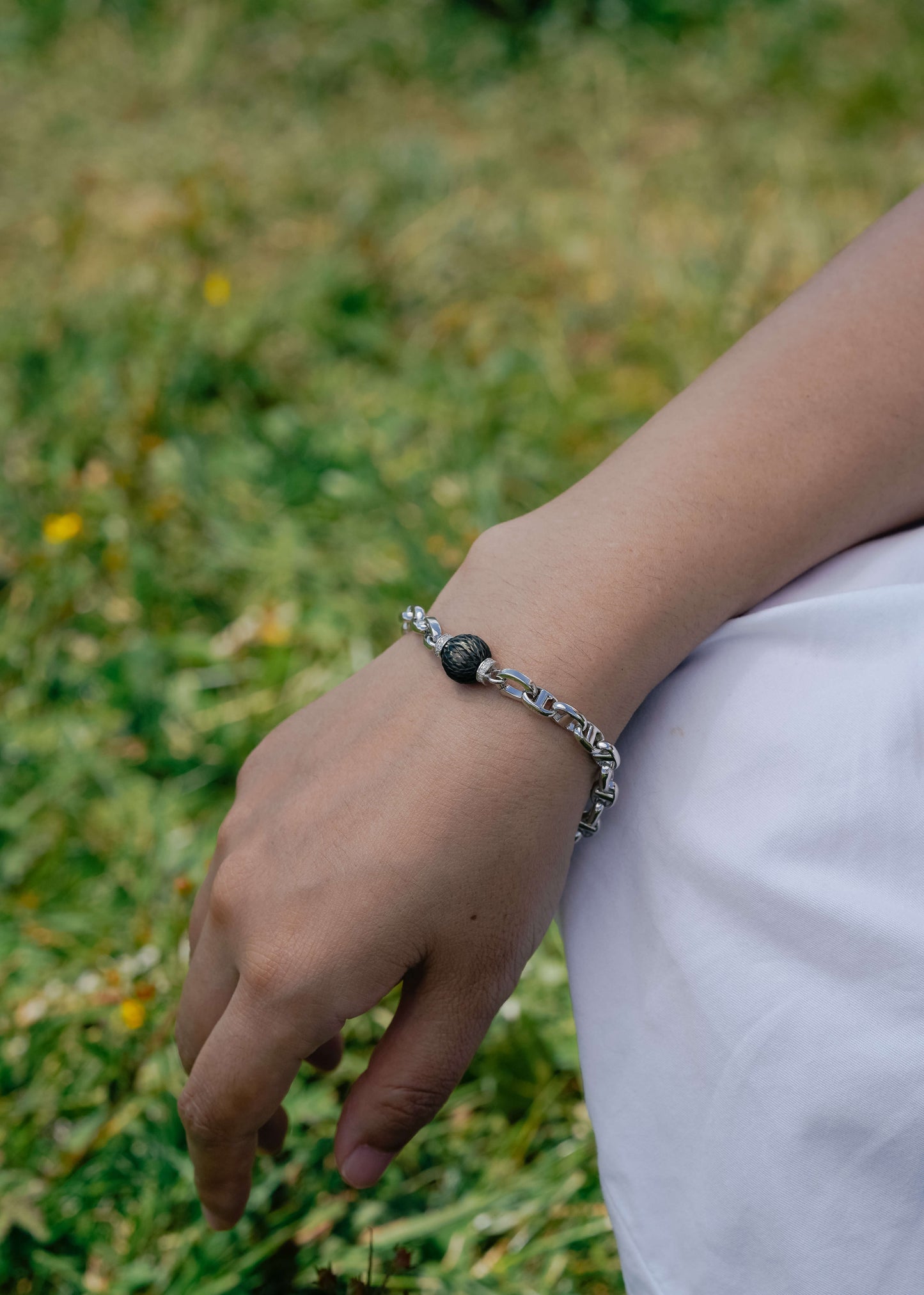 Dragon Dream Tahitipärlor Sterling Silver Armband