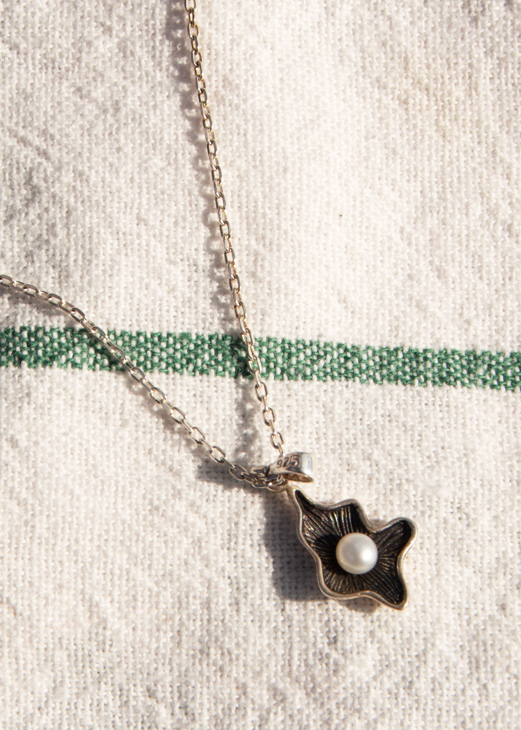 Horizon sterling silver halsband liten
