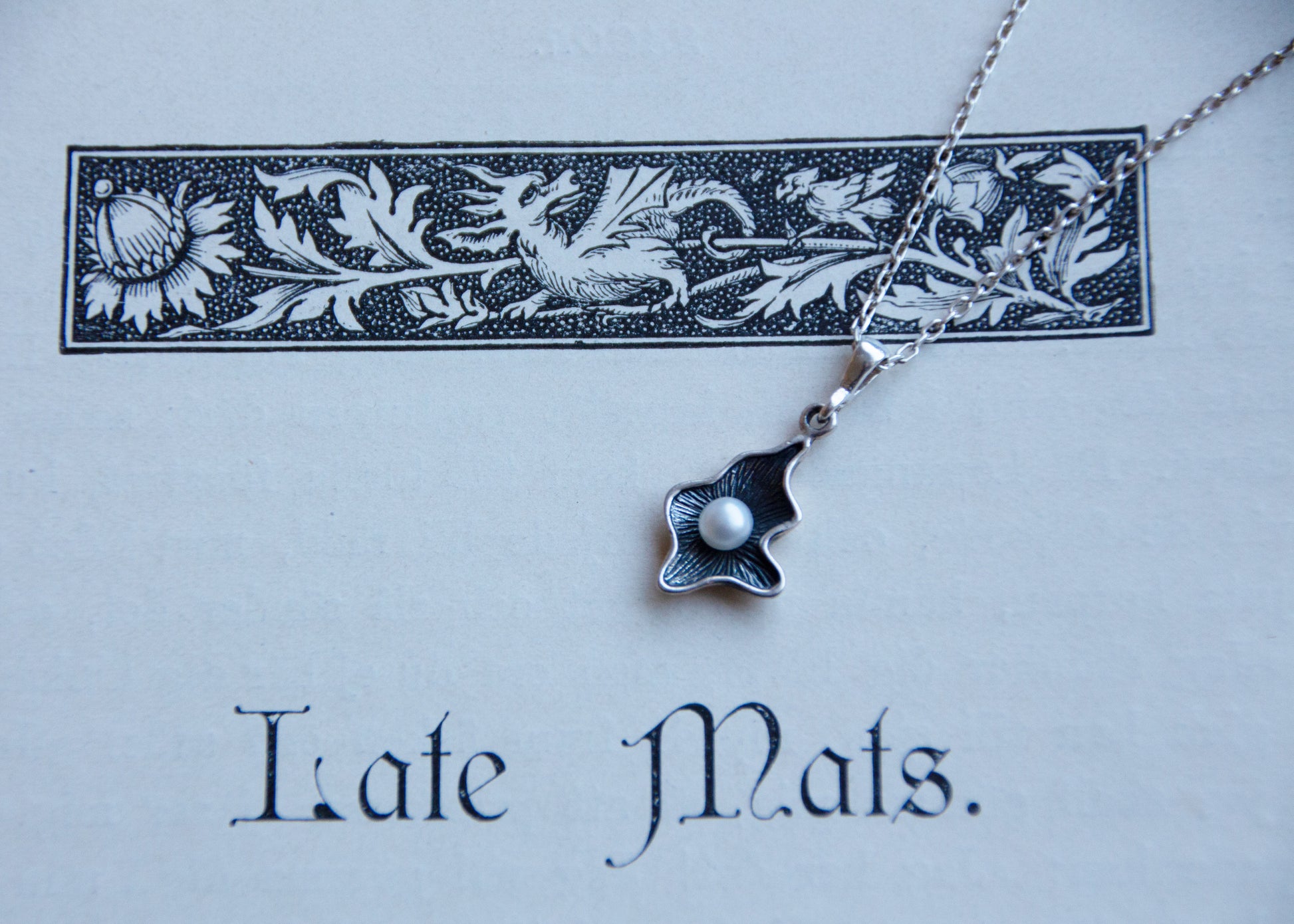 Horizon sterling silver halsband liten