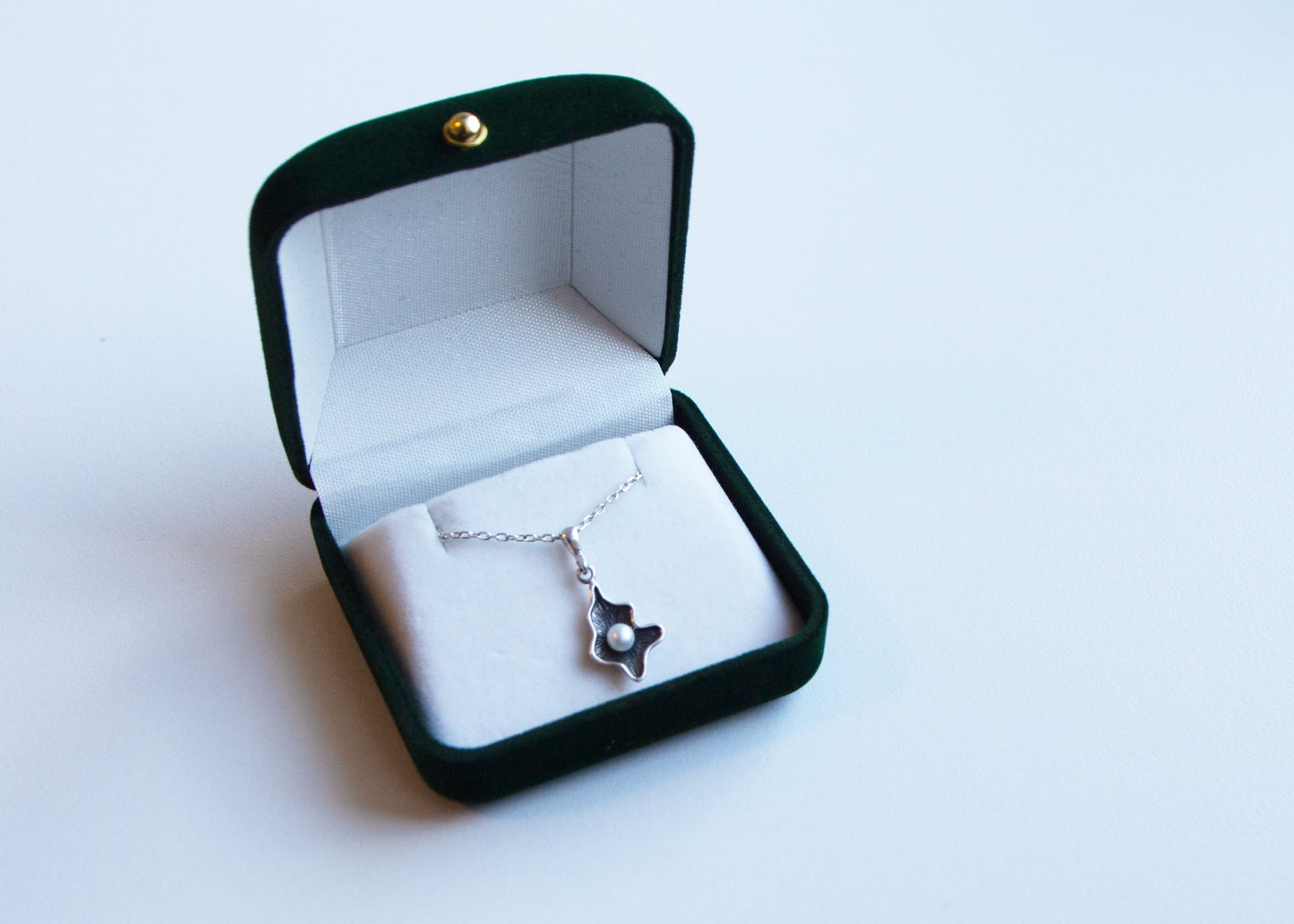 Horizon sterling silver halsband liten