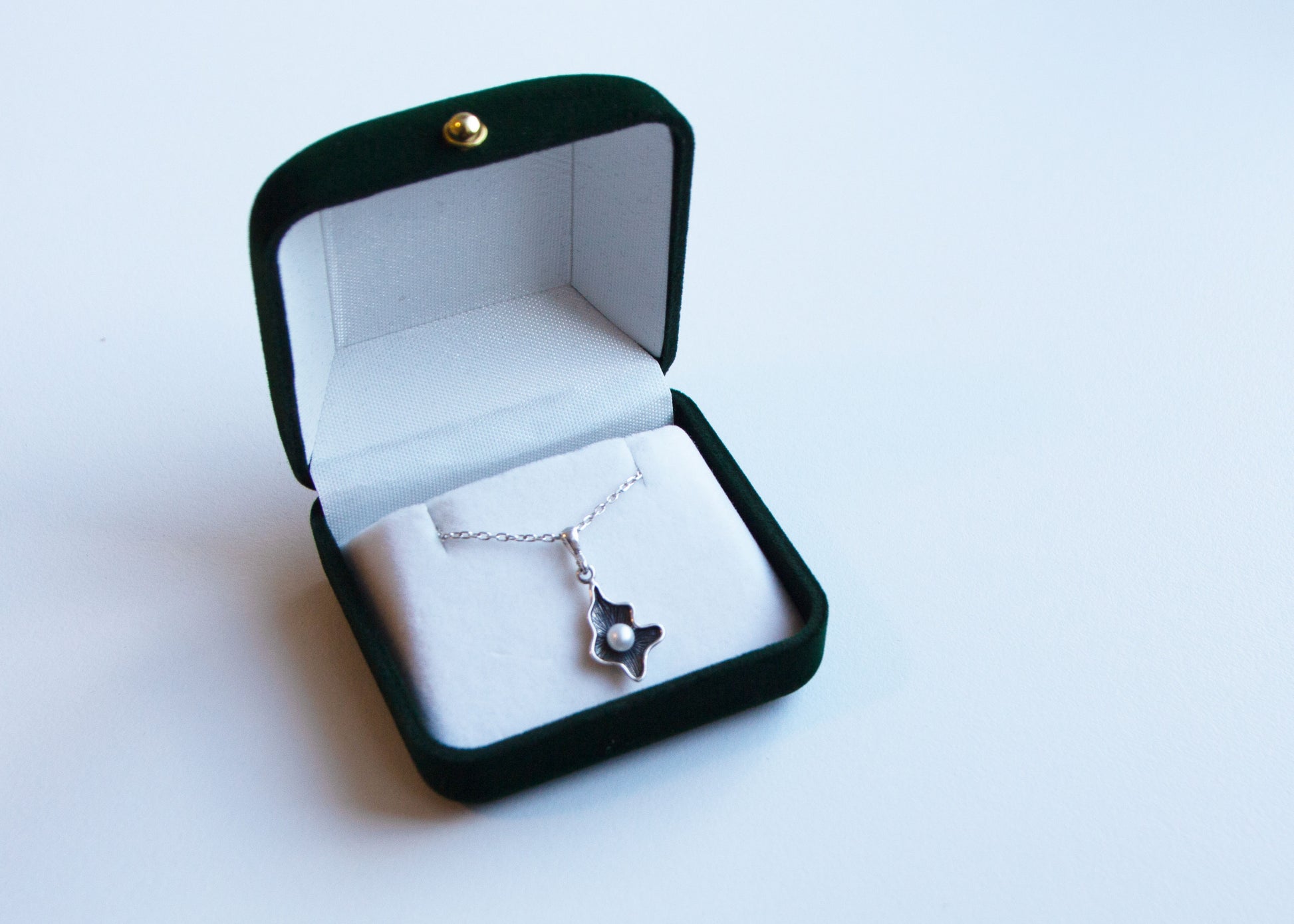 Horizon sterling silver halsband liten