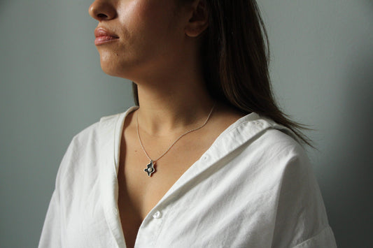 Horizon sterling silver halsband stor