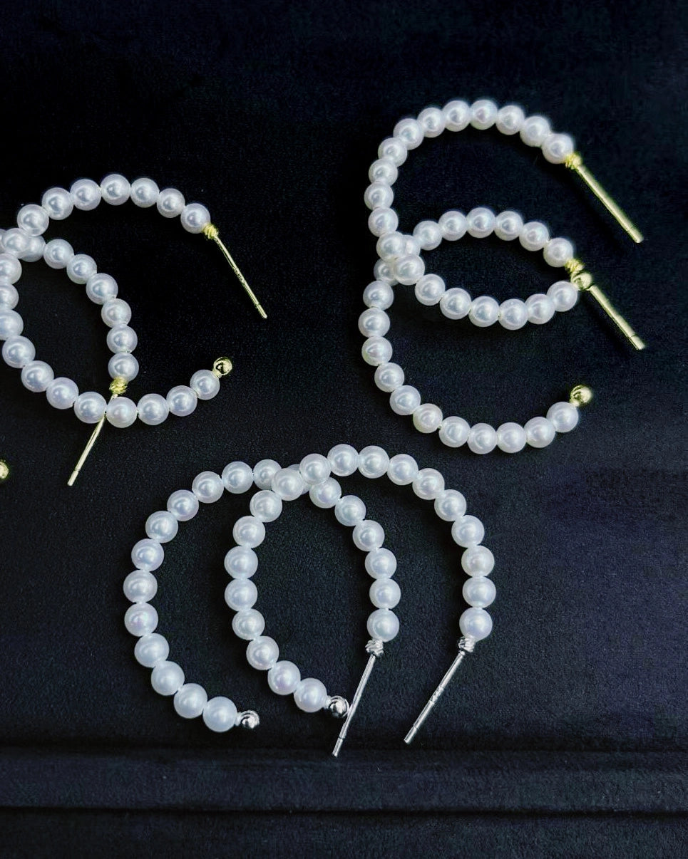 Luna 18K Guldpläterade Örhänge