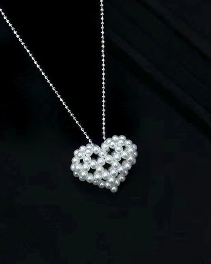 Shape of the Heart Sterling Silver Halsband