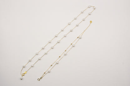 Starry Night 18K Guld halsband Set 