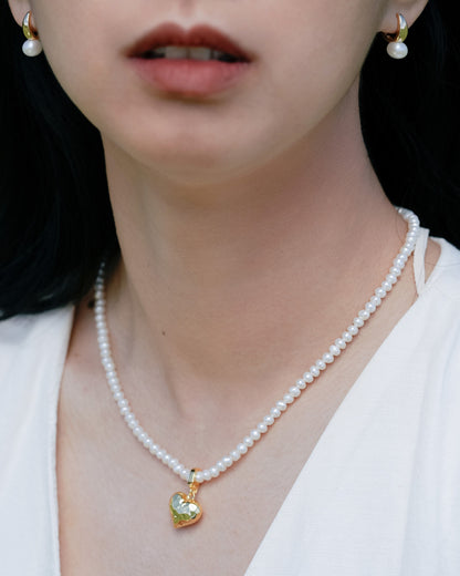 beating for you 18K guldpläterade halsband set