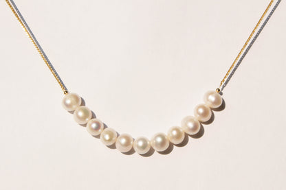 close to you 18K guldpläterade halsband