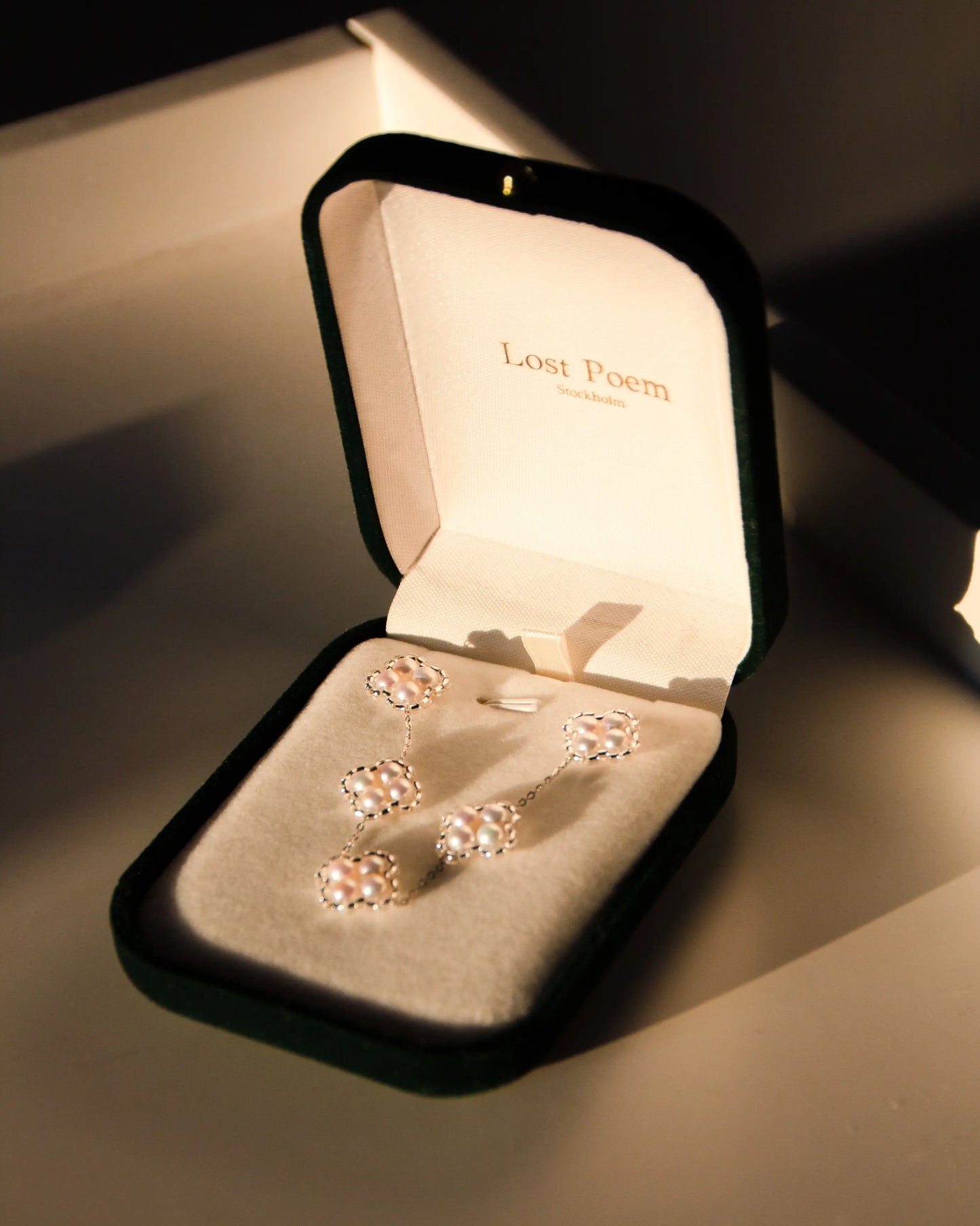 clover sterling silver armband