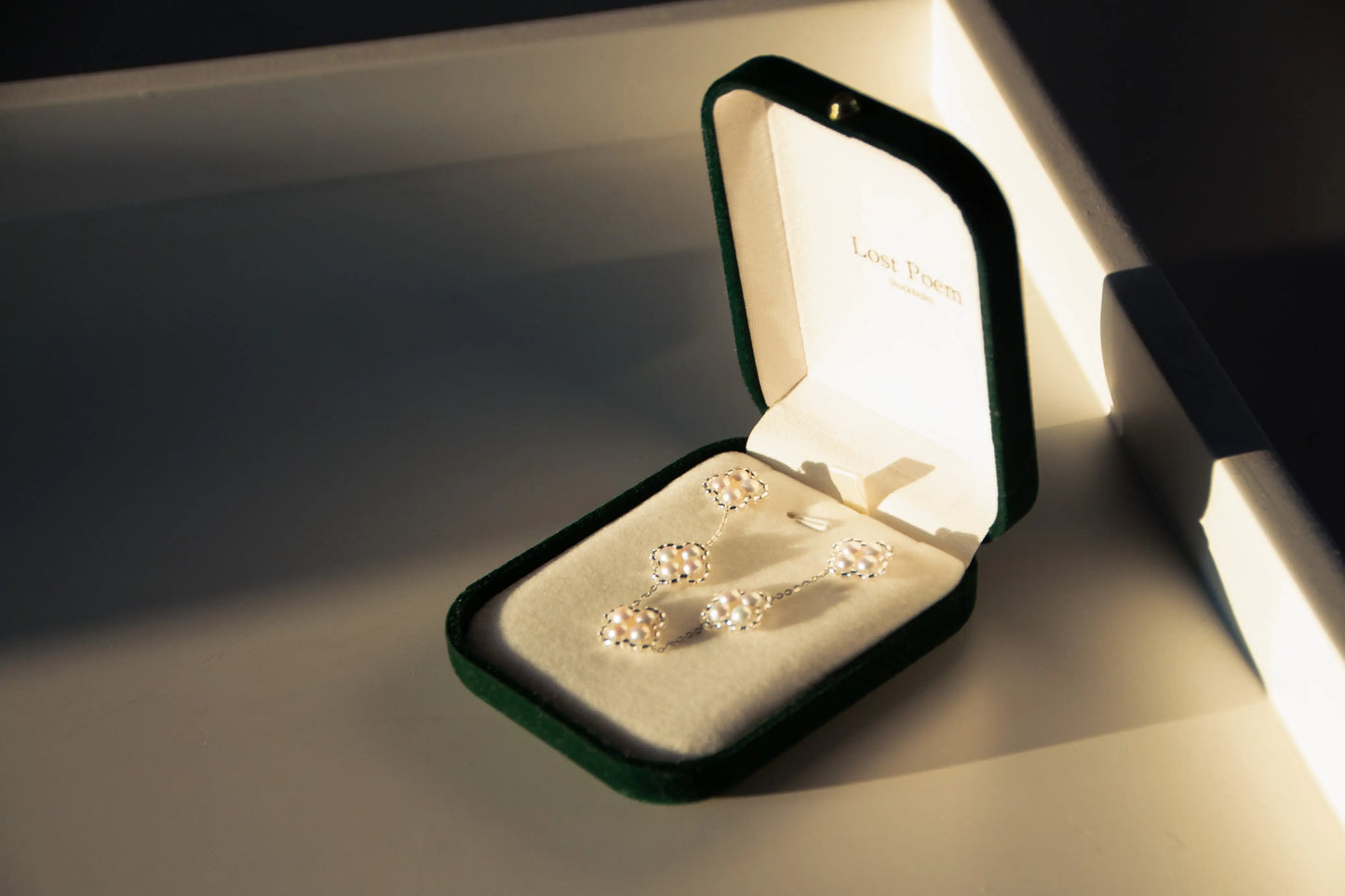 clover sterling silver armband