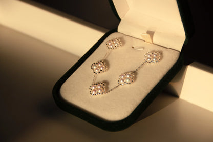 clover sterling silver armband