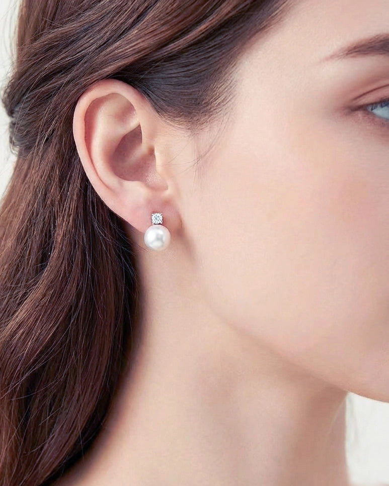 eternity strling silver örhängen