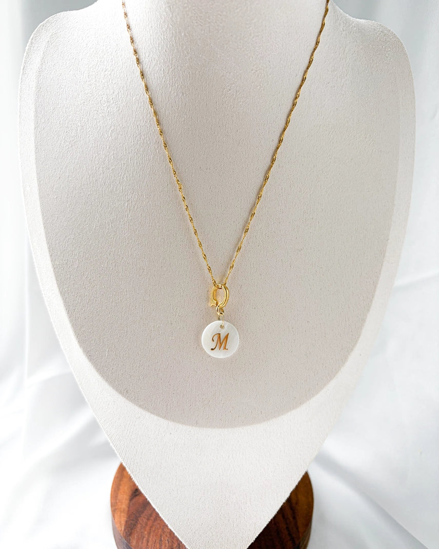 The Letter Initial 18K Gold-plated Necklace
