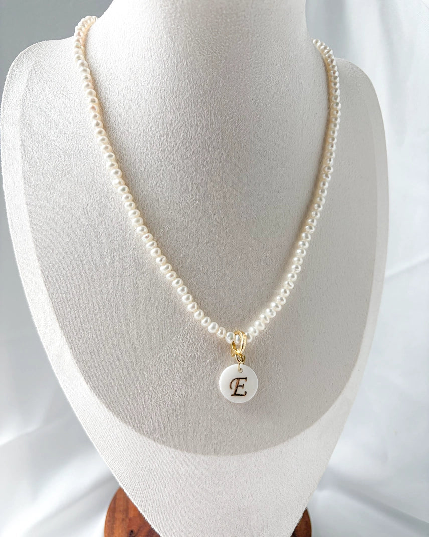 The Letter Initial 18K Gold-plated Necklace