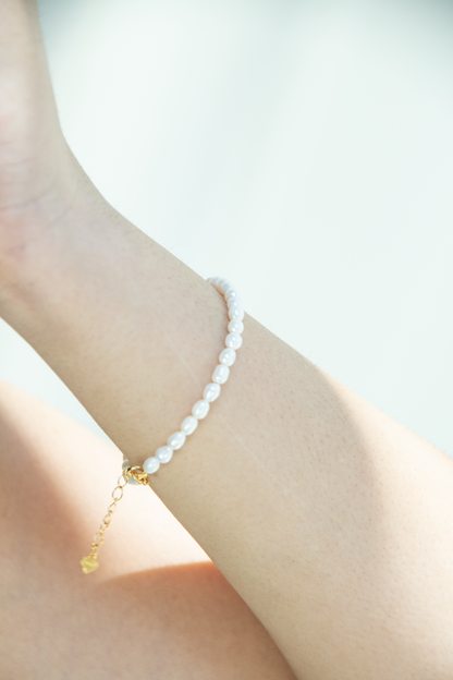 Short Poem 18K Guldpläterat Armband