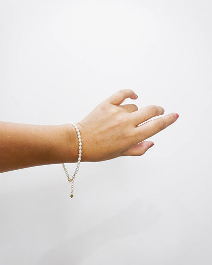 short poem 18Kgold-plated bracelet