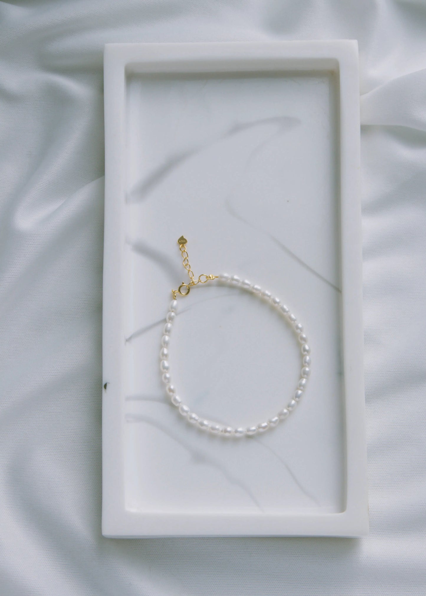 short poem 18Kgold-plated bracelet