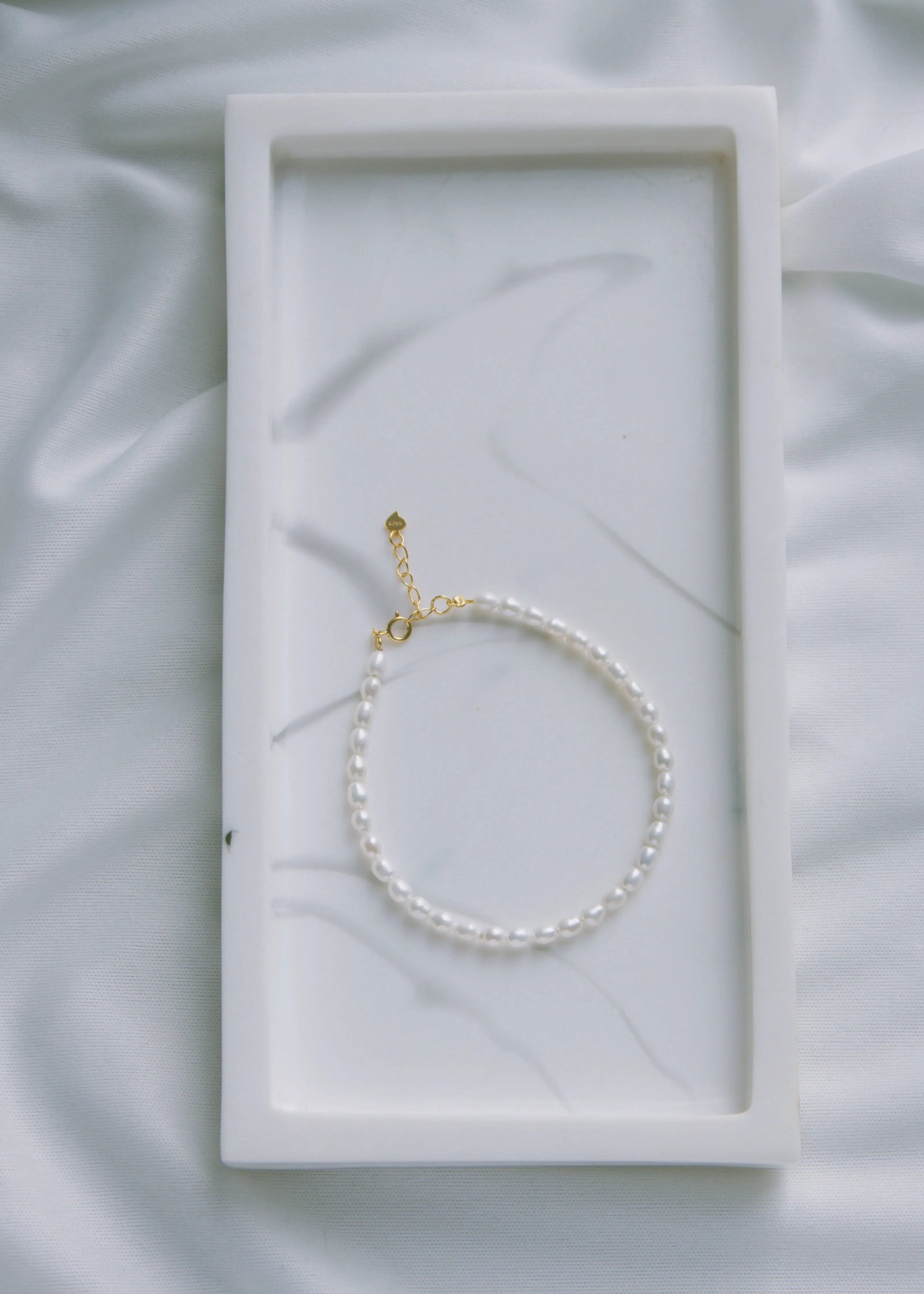short poem 18Kgold-plated bracelet