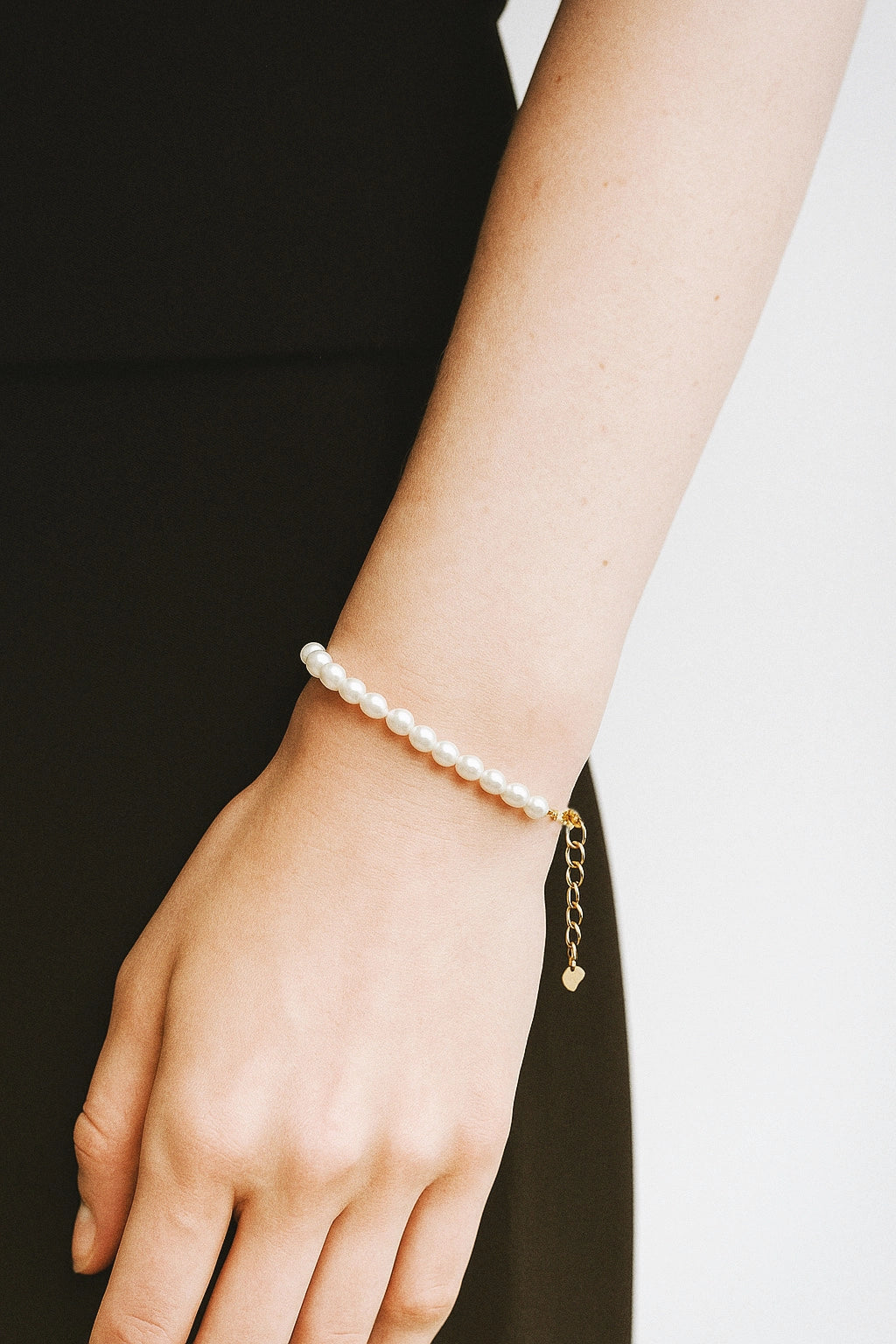 Short poem 18K gold-plated bracelet