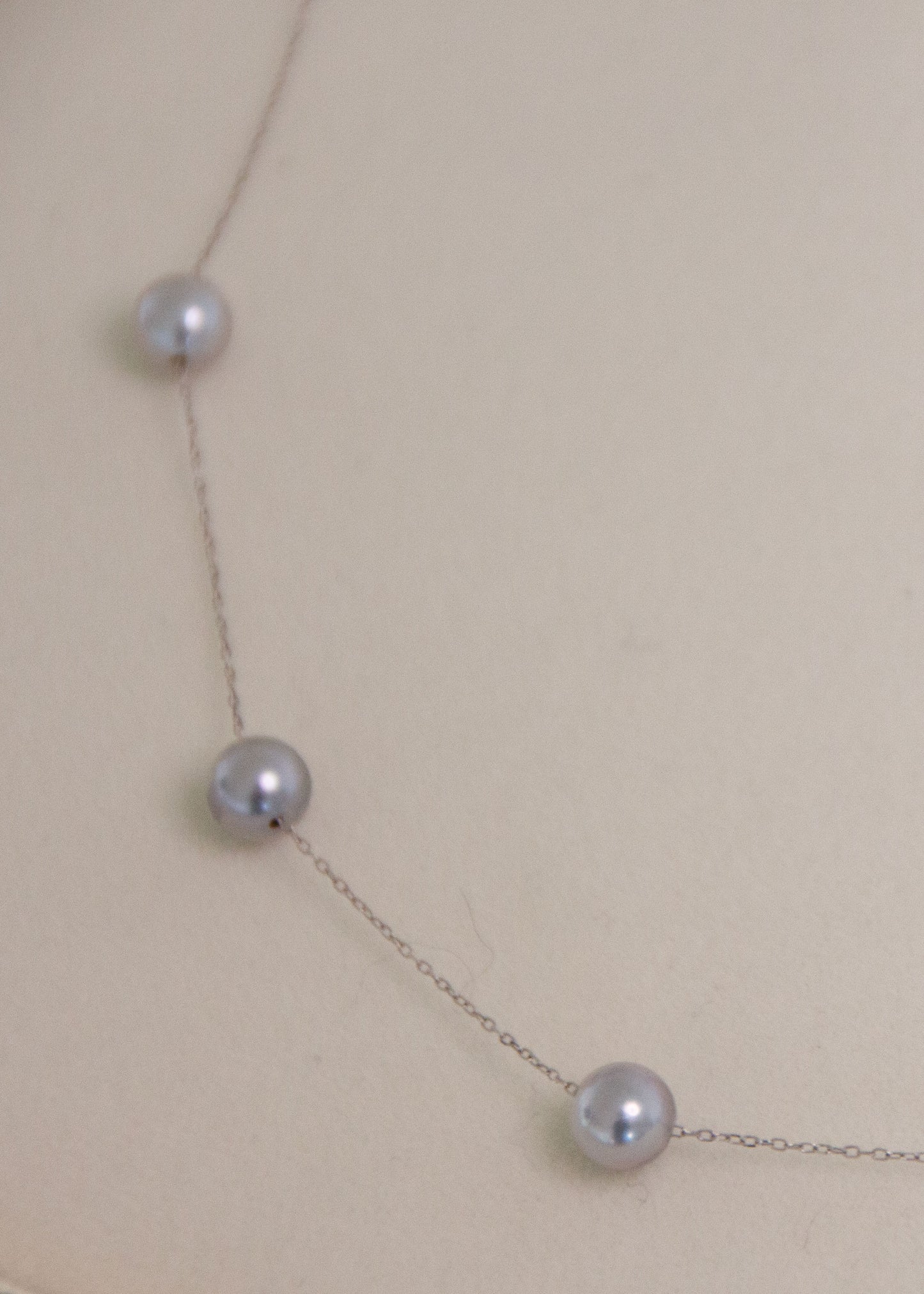 silver galaxy sterling silver akoya guld halsband set