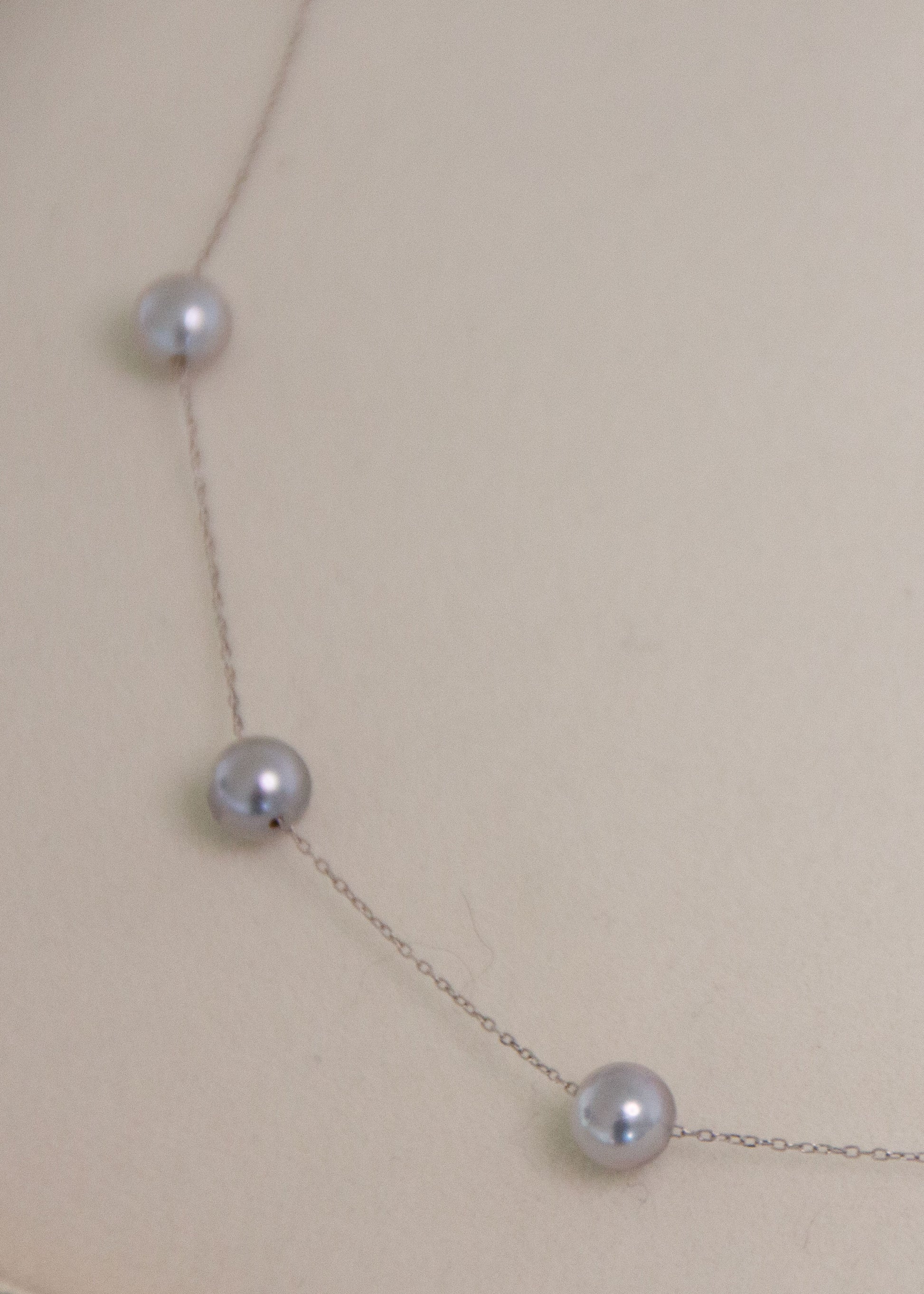 silver galaxy sterling silver akoya guld halsband set