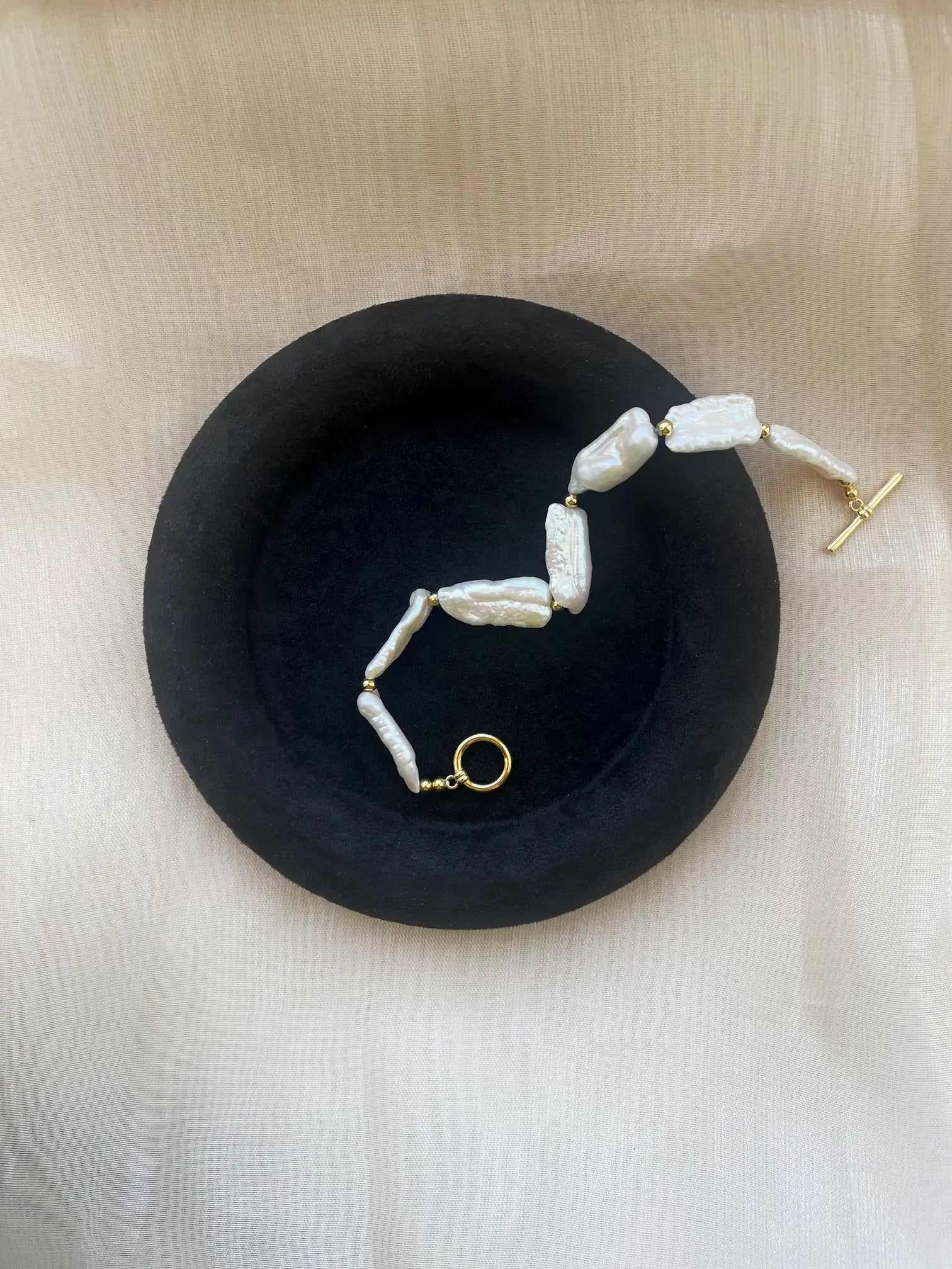 simple affection 18K guldpläterad armband