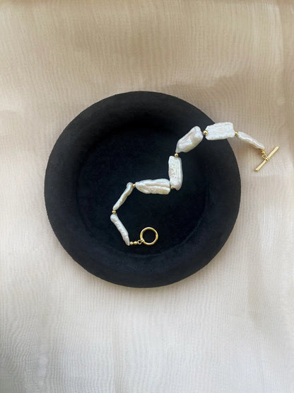 simple affection 18K guldpläterad armband