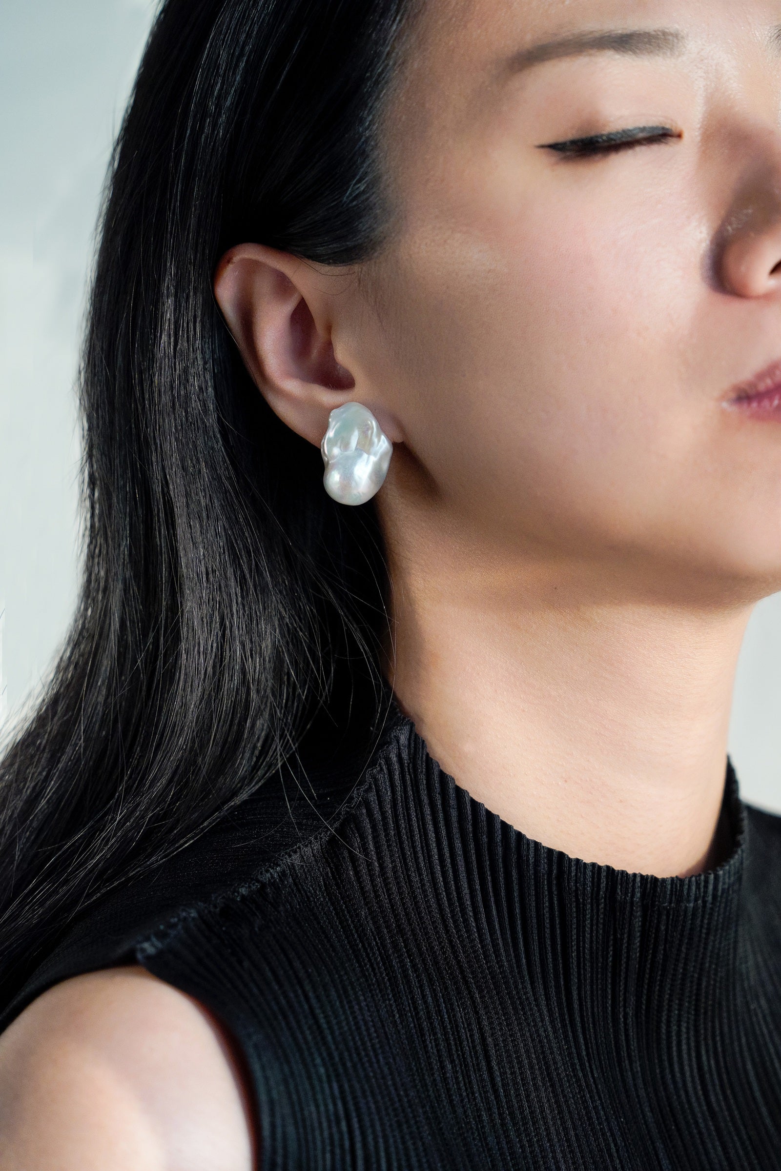 sjöjungfru sterling silver örhängen