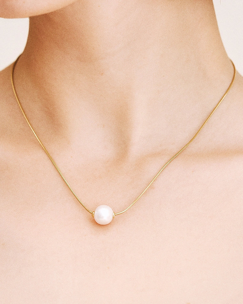 smooth journey 18K goldplated necklace